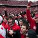 Ohio State fans rushed the field after defeating Michigan 26-21 on Saturday. Daniel Brenner I AnnArbor.com